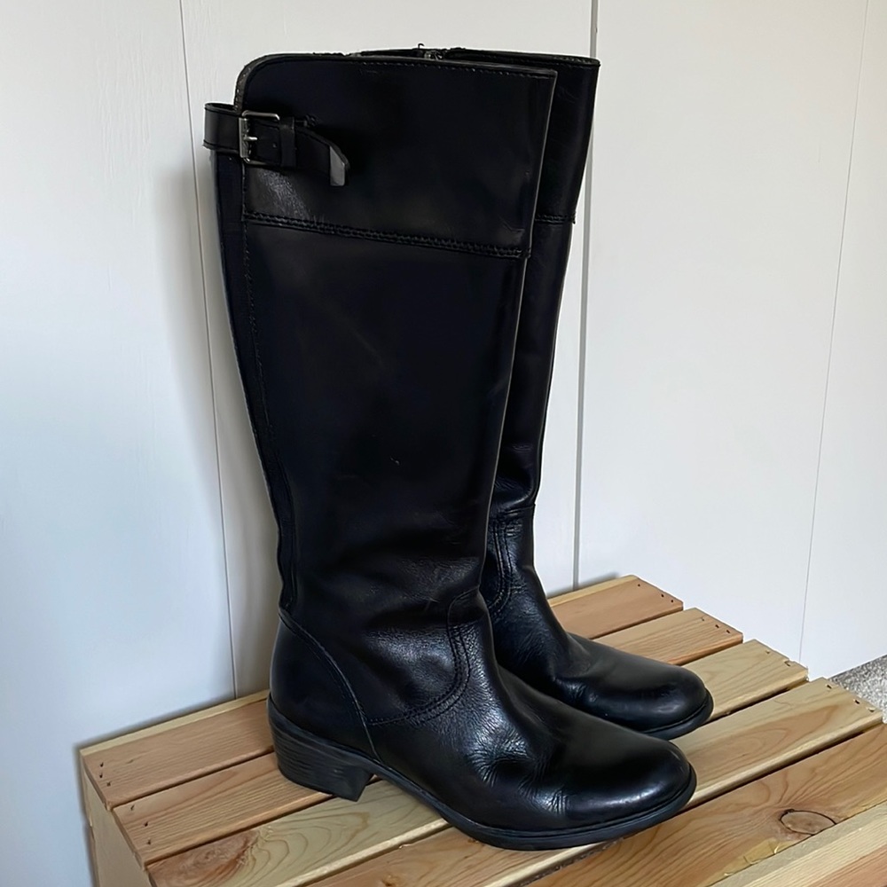 Bussola Antwerpen Black Tall Boots- Size 36/5.5